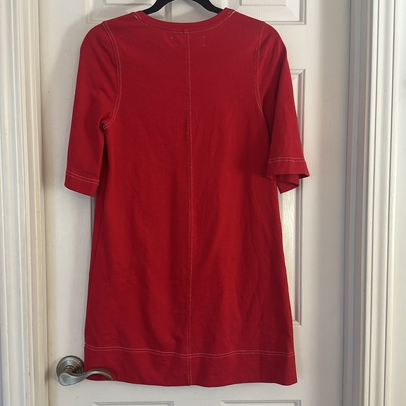 FP beach Portia mini tee shirt dress red XS - Picture 5 of 7